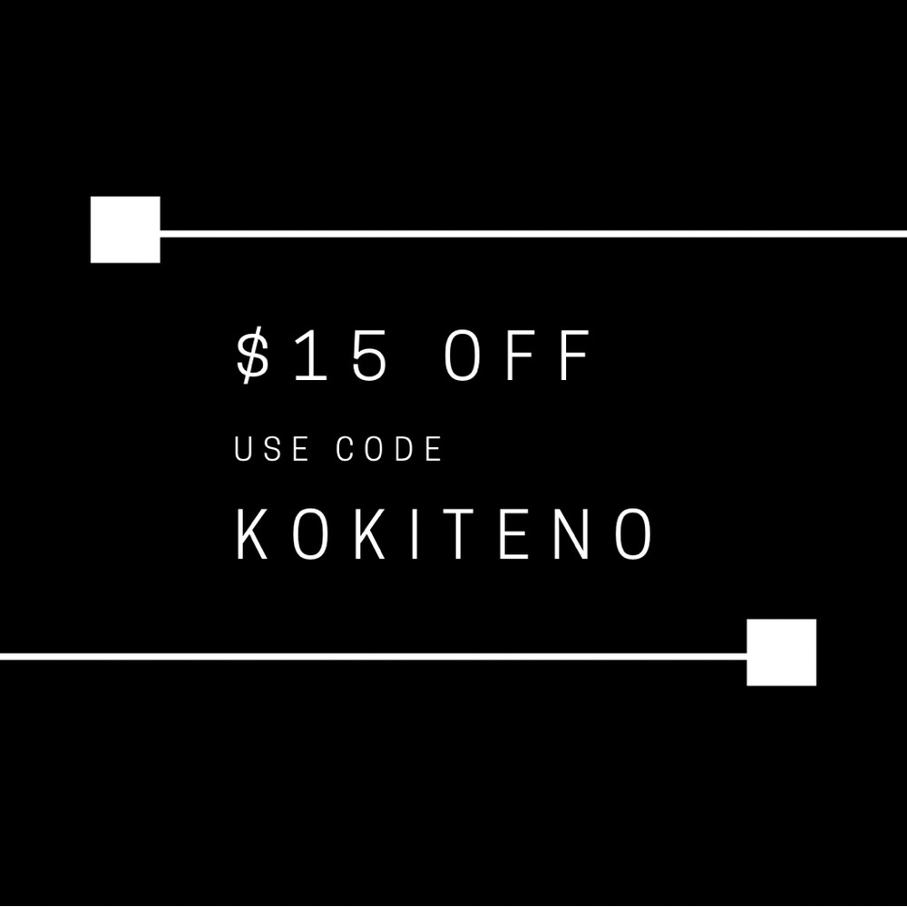 Use code KOKITENO for $15 off your first poshmark purchase